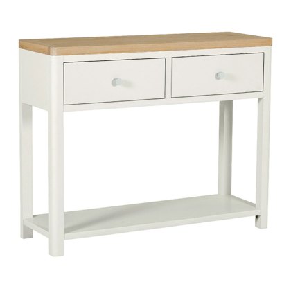 Freya Console Table White & Oak Freya Console Table White & Oak