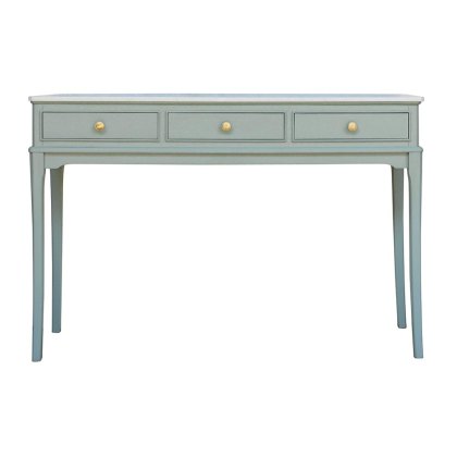Monroe 3 Drawer Console Table Sage & Marble Monroe 3 Drawer Console Table Sage & Marble