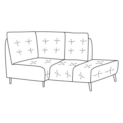 Monterosso Modular Corner Unit With 1 Seater Terminal RHF Leather Category 30 Monterosso Modular Corner Unit With 1 Seater Terminal RHF Leather Category 30