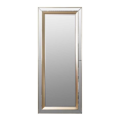 Phantom Rectangular Leaner/Floor Mirror Gold Phantom Rectangular Leaner/Floor Mirror Gold