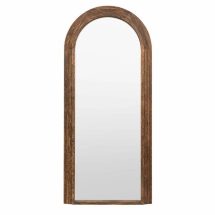 Hoxton Arched Leaner/Floor Mirror Walnut Hoxton Arched Leaner/Floor Mirror Walnut