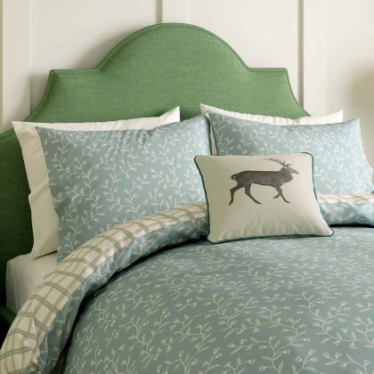 Everly Duvet Cover Set Duck Egg (Multiple Sizes)