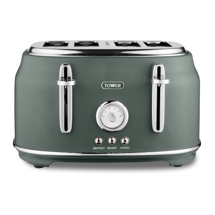 Renaissance 4 Slice Toaster Black