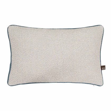 Leighton Cushion 50cm x 35cm Ecru & Blue Leighton Cushion 50cm x 35cm Ecru & Blue
