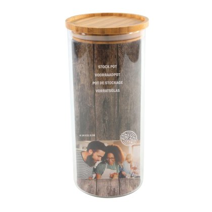 Stackable Glass Storage Jar 21.5cm Stackable Glass Storage Jar 21.5cm