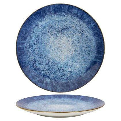 Reactive Glaze Side/Salad Plate Blue Reactive Glaze Side/Salad Plate Blue
