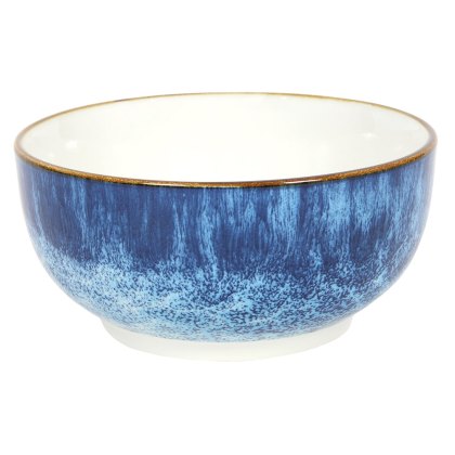Reactive Glaze Cereal/Soup Bowl Blue Reactive Glaze Cereal/Soup Bowl Blue