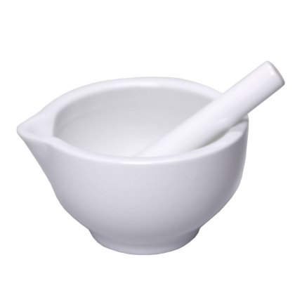Pestle & Mortar White 15cm Pestle & Mortar White 15cm