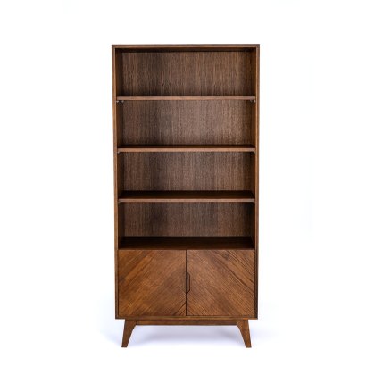 Bua 2 Door & 3 Shelves Bookcase (Multiple Colours)