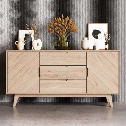 Bua 2 Door & 3 Drawer Sideboard Natural