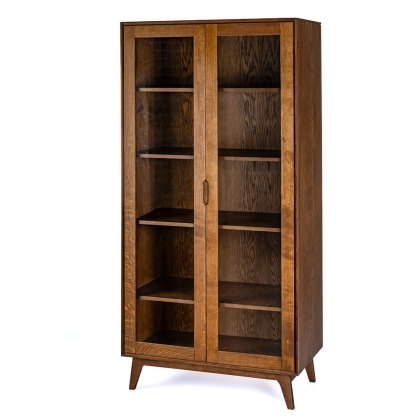 Bua 2 Door Display Cabinet (Multiple Colours)