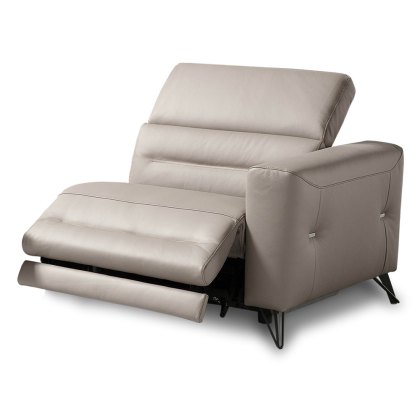 Sixtine Modular 1.5 Seater Electric Recliner Arm RHF Leather Category B Sixtine Modular 1.5 Seater Electric Recliner Arm RHF Leather Category B