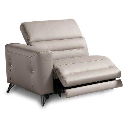 Sixtine Modular 1.5 Seater Electric Recliner Arm LHF Leather Category B Sixtine Modular 1.5 Seater Electric Recliner Arm LHF Leather Category B
