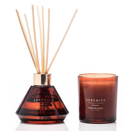 Serenity Bergamot Luxury Candle & Diffuser Set Serenity Bergamot Luxury Candle & Diffuser Set