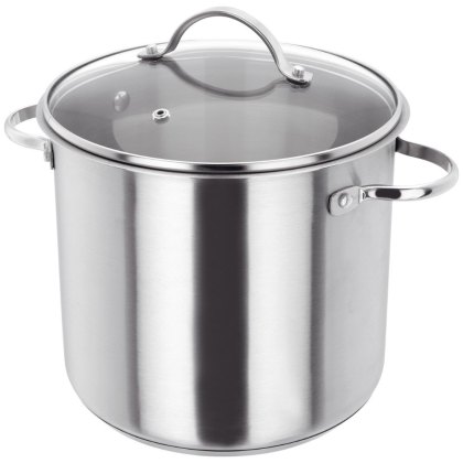 Essentials Stockpot With Glass Lid (Multiple Sizes)