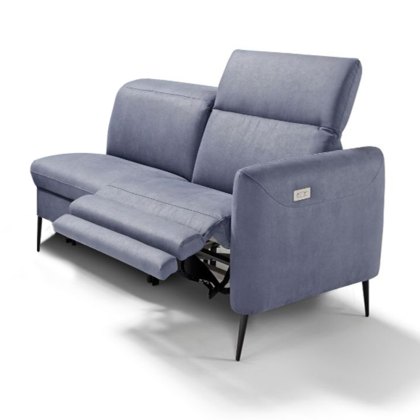 Eiger Modular 1.5 Seater Sofa With 2 Electric Recliners Arm RHF Leather Category B Eiger Modular 1.5 Seater Sofa With 2 Electric Recliners Arm RHF Leather Category B