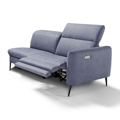 Eiger Modular 2.5 Seater Sofa With 1 Electric Recliner Arm RHF Leather Category B Eiger Modular 2.5 Seater Sofa With 1 Electric Recliner Arm RHF Leather Category B