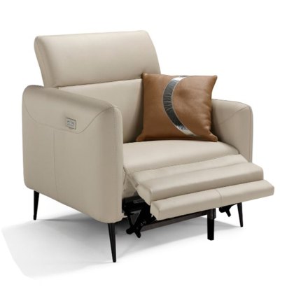 Eiger Electric Reclining Armchair Leather Category B Eiger Electric Reclining Armchair Leather Category B
