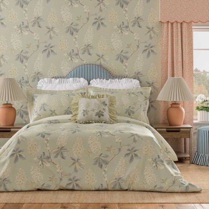 Chestnut Tree Reversible Duvet Cover Set Sage (Multiple Sizes) Chestnut Tree Reversible Duvet Cover Set Sage (Multiple Sizes)