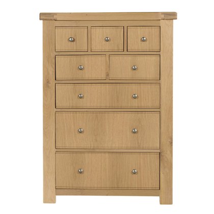 Max 3 + 2 + 2 Drawer Chest Of Drawers Oak Max 3 + 2 + 2 Drawer Chest Of Drawers Oak