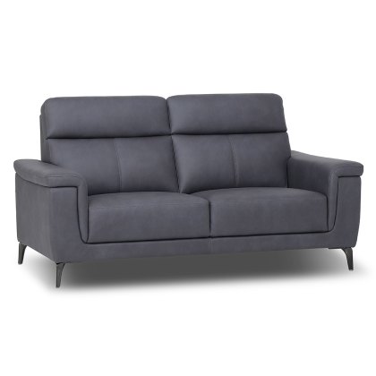 Santis 2.5 Seater Sofa Faux Suede Graphite Santis 2.5 Seater Sofa Faux Suede Graphite