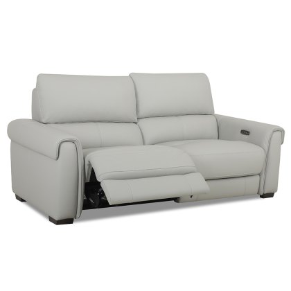 Neuchatel 3 Seater Electric Reclining Small Sofa With USB Port Leather Category 20 BX/NW Neuchatel 3 Seater Electric Reclining Small Sofa With USB Port Leather Category 20 BX/NW