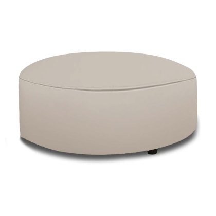 Locarno Large Round Footstool Leather Category 20 BX/NW Locarno Large Round Footstool Leather Category 20 BX/NW