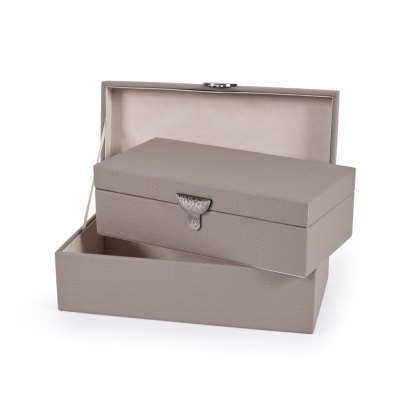 Valentina Decorative Box Beige (Set of 2) Valentina Decorative Box Beige (Set of 2)