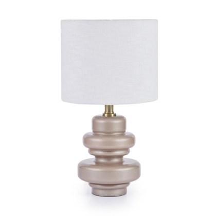 Safio Table Lamp Mocha Base With White Shade (Set Of 2) Safio Table Lamp Mocha Base With White Shade (Set Of 2)