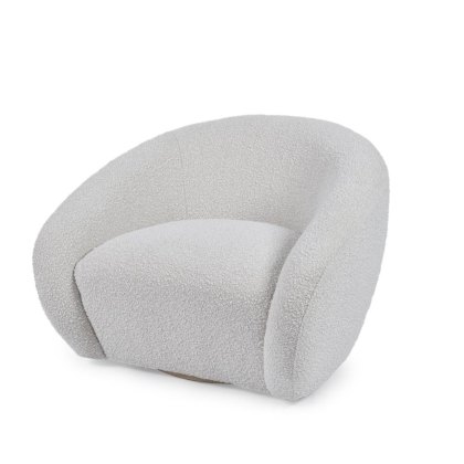 Morgan Swivel Armchair Fabric Ivory Morgan Swivel Armchair Fabric Ivory