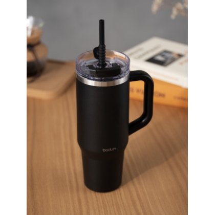 Vacuum Travel Mug Black 1.2L