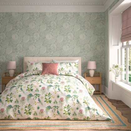 Paradesia Reversible Double Duvet Cover Set Pink