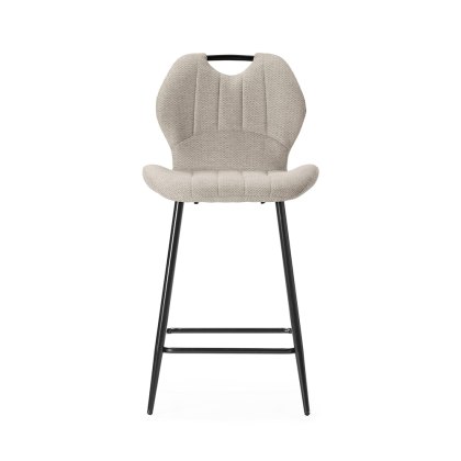Muli Low Bar Stool Fabric Beige