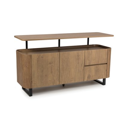 Boston 2 Door + 2 Drawer Sideboard Rustic Oak Boston 2 Door + 2 Drawer Sideboard Rustic Oak