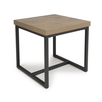 Boston Lamp Table Rustic Oak Boston Lamp Table Rustic Oak