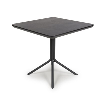 Boston 4 Person Square Dining Table Black Boston 4 Person Square Dining Table Black
