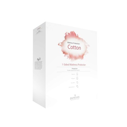 PURECARE Cotton Mattress Protector Waterproof (Multiple Sizes)