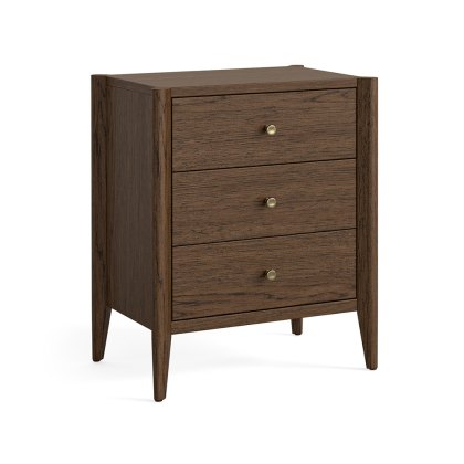 Nice 3 Drawer Bedside Locker Dark Oak Nice 3 Drawer Bedside Locker Dark Oak