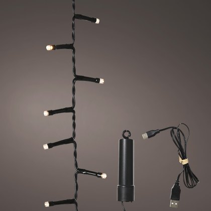 Micro LED Duracharge Compact Lights Warm White 400cm