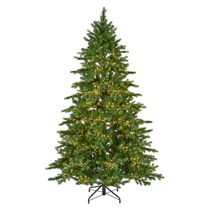 7ft/210cm Galloway Spruce Pre-Lit Christmas Tree Green 7ft/210cm Galloway Spruce Pre-Lit Christmas Tree Green