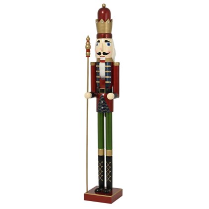 Firwood Nutcracker With Sceptre Red (Multiple Sizes)