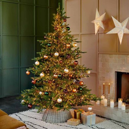 7ft/210cm Grandis Fir Christmas Tree Green