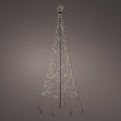 12ft/320cm LED Tree Black Warm White