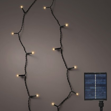 240 Solar Lights Twinkle Effect 1800cm Warm White
