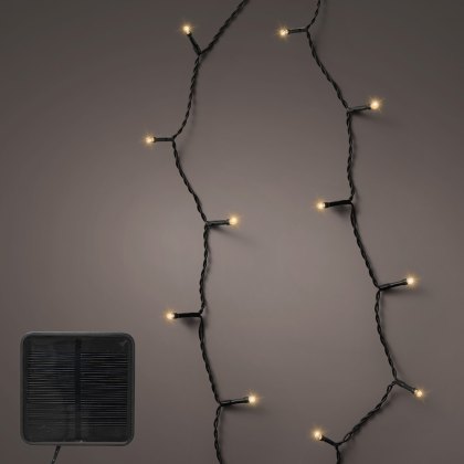 120 Solar Lights Twinkle Effect 900cm Warm White