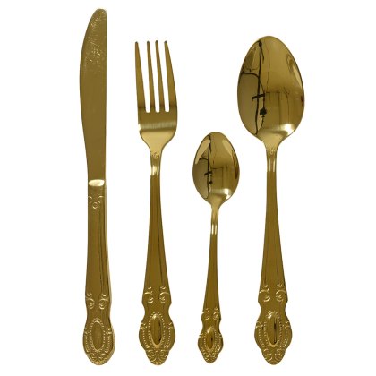 Cutlery Set Gold (Set of 16) Cutlery Set Gold (Set of 16)