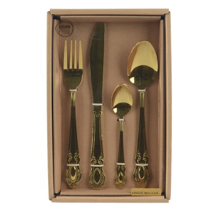 Cutlery Set Gold (Set of 16)