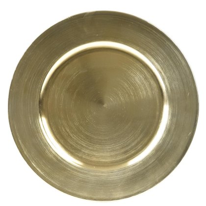 Deco Charger Plate Gold 33cm Deco Charger Plate Gold 33cm