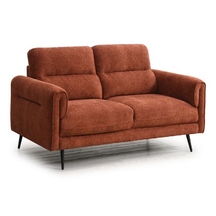 Valentia 2 Seater Sofa Fabric Terracotta