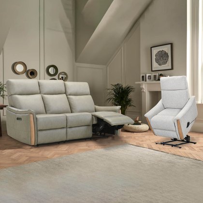 Ancona Electric Reclining Armchair Leather Category 15 (S)